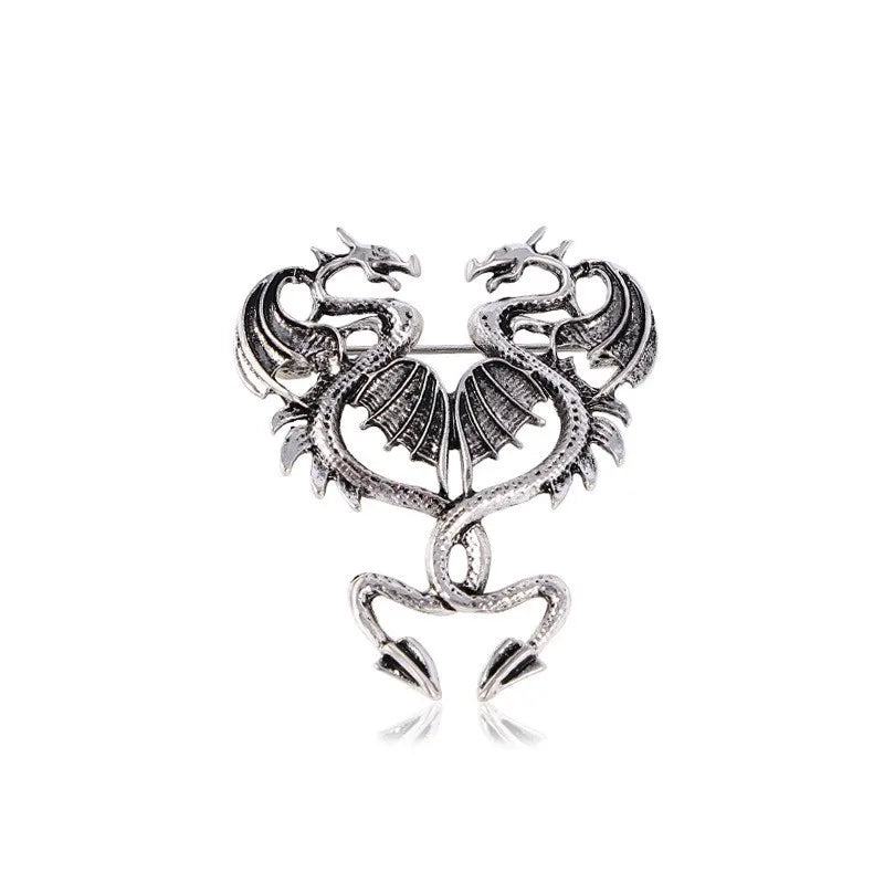 Fly Dragon Enamel Lapel Pins - Brooch for Jeans, Backpacks | Jewelry Clothing Badges | Wedding Gift & DIY Decor for Men