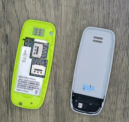 BM310 Small Mobile Phone | Unlocked Dual SIM, Bluetooth, Low Radiation, Automatic Call Recording & Compact Design
