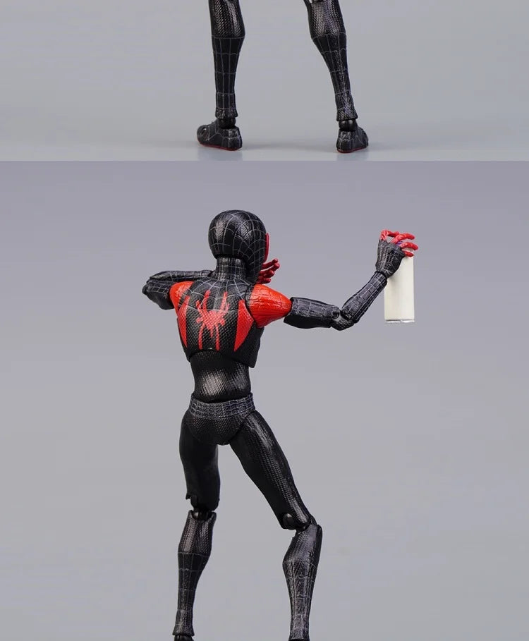 Miles Morales Spider-Man Action Figure — Into the Spider-Verse Collectible Toy for Kids Gift