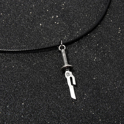 Jujutsu Kaisen Toji Fushiguro Sword Necklace – Spear of Tianri Knife Pendant for Unisex Cosplay