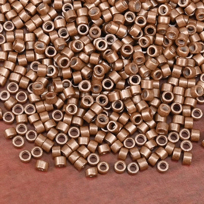 2.5mm Mini Glass Cylinder Beads – Antique Pearl Color Craft Beads for DIY Bracelets & Necklaces Jewelry Making Accessories