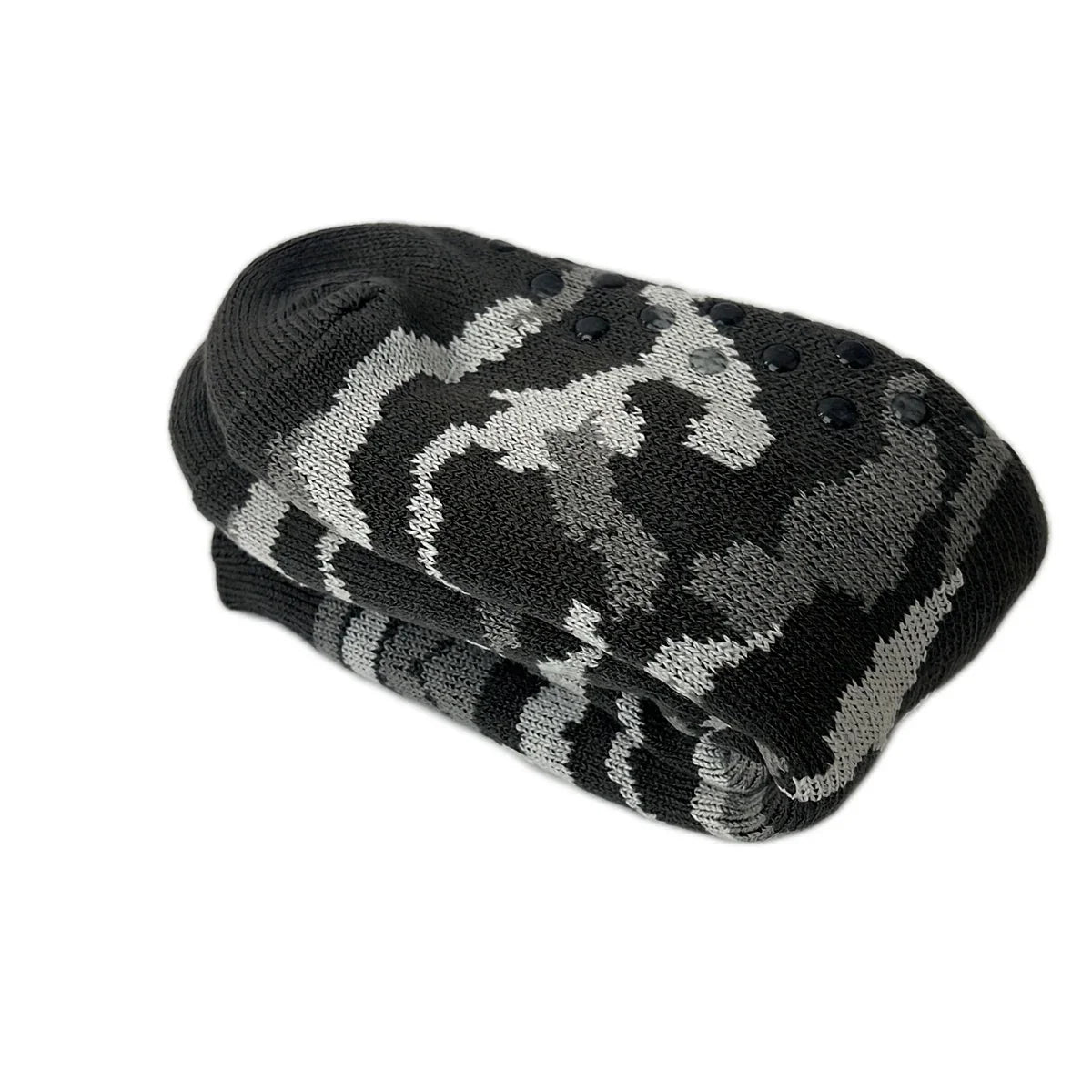 Men’s Winter Thermal Socks – Warm Leopard Print Short Plush Velvet Non-Slip Fuzzy Floor Socks, Camouflage Gift 2023