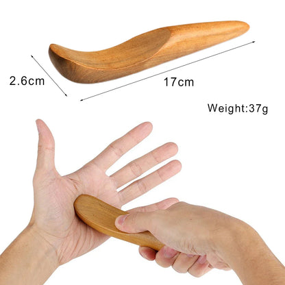 Wooden Lymphatic Drainage & Anti-Cellulite Massage Tools – Gua Sha for Body Shaping & Sore Muscle Relief