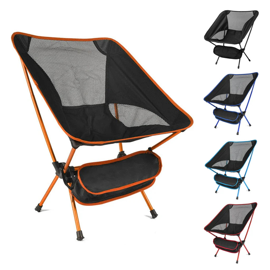 Ultralight Folding Chair – Portable Detachable Seat for Fishing, Camping, BBQ, Garden & Hiking