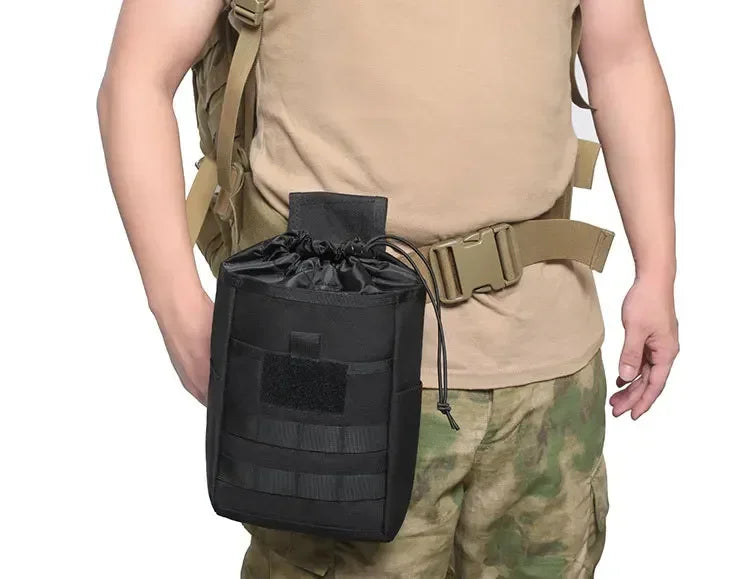 Foldable Molle Dump Pouch – Ammo Magazine Waist Pack, Hunting & EDC Utility Bag