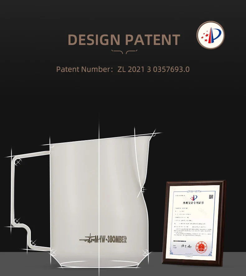 MHW-3BOMBER Turbo Milk Frothing Pitcher – 350ml/450ml Steaming Jug for Professional Foam, Home Barista & Kitchen Use