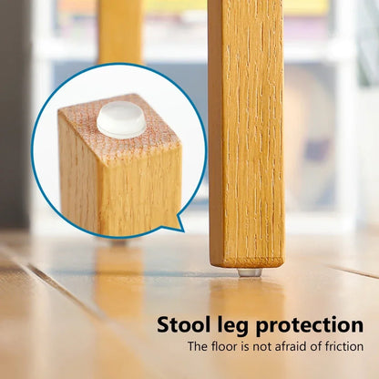 100Pcs Self-Adhesive Door Stoppers – Rubber Damper Buffers, Silicone Furniture Pads, Cabinet Cushions & Protective Pads