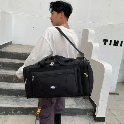 Oxford Waterproof Men’s Travel Duffle Bag – Large Capacity Hand Luggage for Business, Weekend, and Fitness Trips