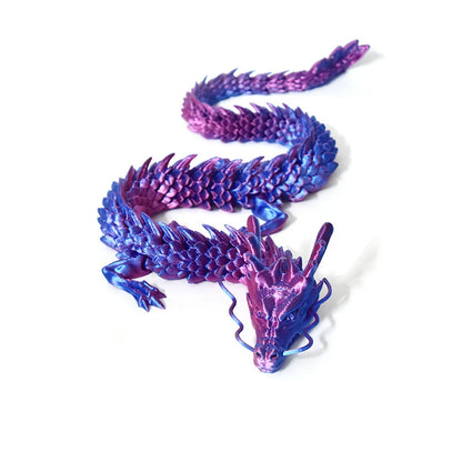 3D Printed Movable Snake Figurine – Realistic Jointed Simulation Ornament for Home & Office, 2025 New Year Craft Gift