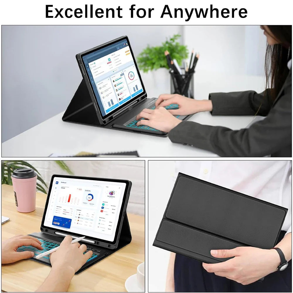 Lenovo Idea Tab 11" TB336FU/ZU Case with Wireless Bluetooth Removable Keyboard Cover
