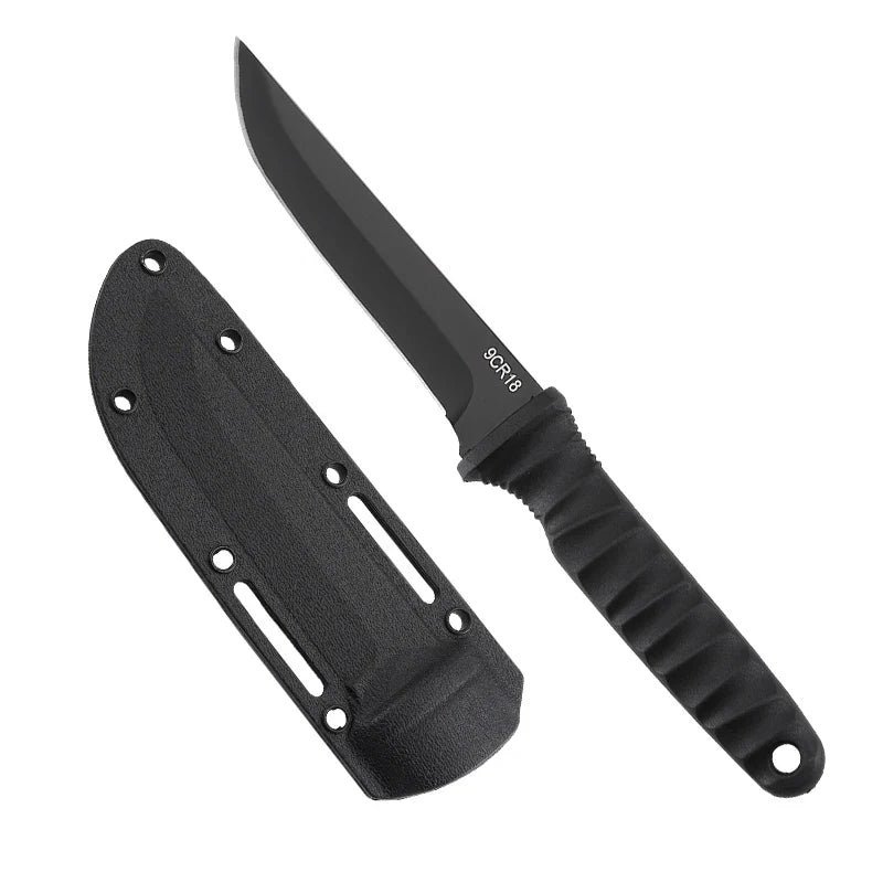 5Cr15Mov Stainless Steel Meat Cleaver & Boning Knife – Sharp Fishing Knife with Holster, Multifunctional Vegetable Peeler