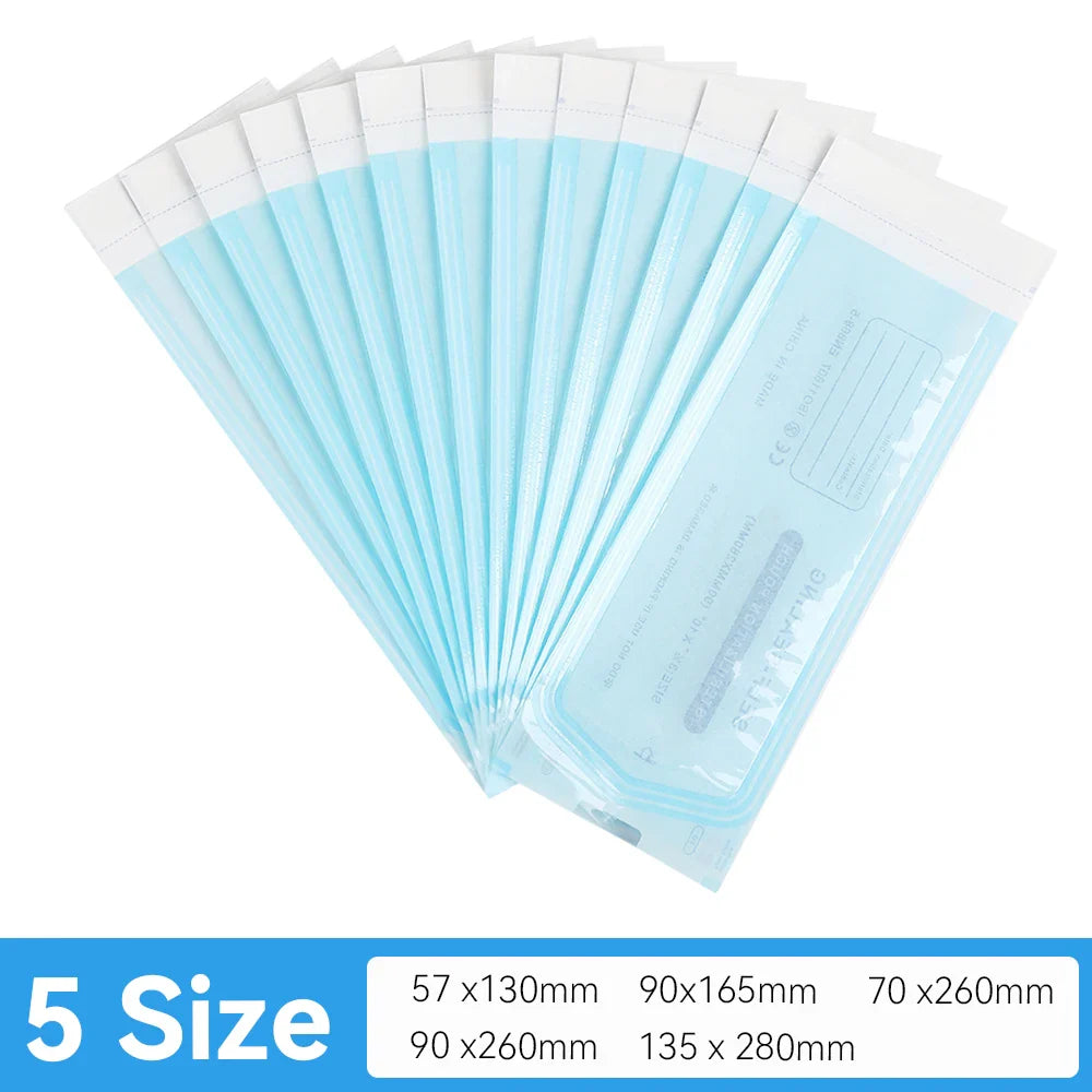 MAMBA Disposable Self-Sealing Sterilization Pouches – 10/20PCS Self-Adhesive Clean Bags for Tattoo Supplies