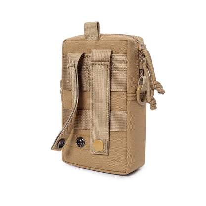 Molle EDC Pouch – Water Bottle & Canteen Carrier, Outdoor Sports Phone Holder, Camping & Hiking Waist Bag