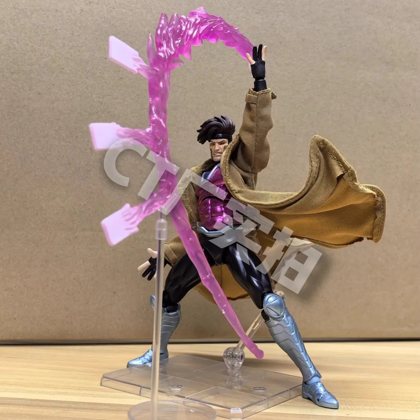 Ct Toys 1/12 Gambit Action Figure — Mafex 131 X-Men Comic Version | Anime Model Collectible Gift for Kids