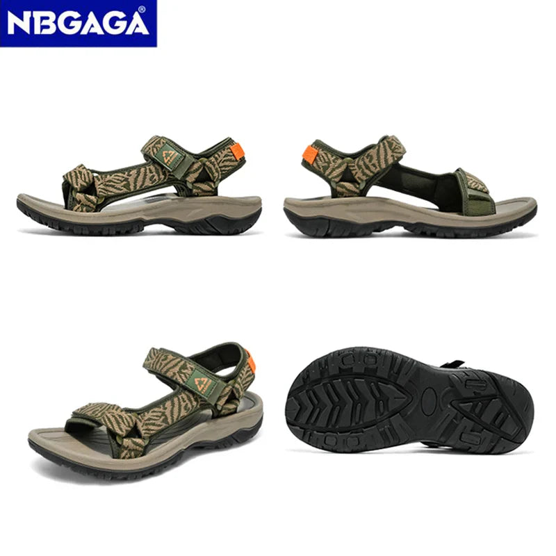 Men’s Classic Hiking Sport Sandals – Lightweight Breathable Open-Toe Beach & Travel Shoes | Comfortable Summer Walking Leisure Sandals