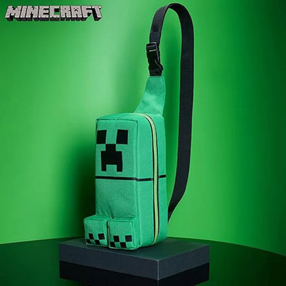 Minecraft Creeper Backpack – Cartoon Shoulder Bag, JJ Monster Doll Game Peripheral Gift