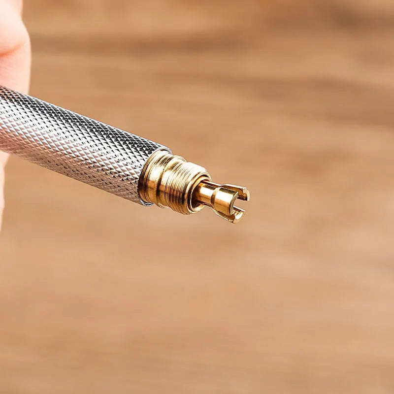 Full Metal Mechanical Pencil Set - 0.3  0.5  0.7  0.9  1.3  2.0 mm - Art Drawing & Painting Automatic Pencil with Leads - Office & School Supply