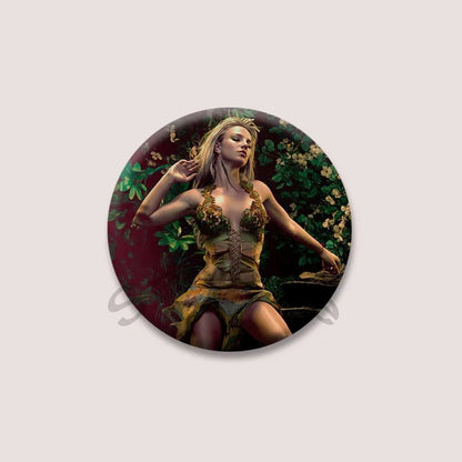 Britney Spears Music Brooch Pin – Pop Singer Badge Jewelry for Bags & Clothing, Fan Collection Accessories & Gift Item
