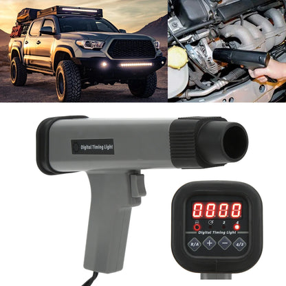 Digital Engine Timing Light - 12V Inductive Strobe Timing Light for Car, Motorcycle & Marine Engines