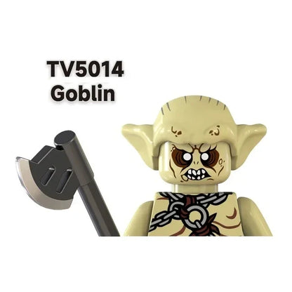 TV6403/TV6404/TV6405 Blocks Toy Set — Orcs, Dwarfs, Elves & Rohan Knight Action Figures Building Bricks for Kids Gift