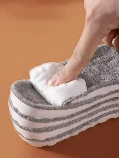 2PCS Self-Heating Thermal Insoles – Winter Warm Wool Memory Foam Shoe Pads for Men & Women Sports Shoes