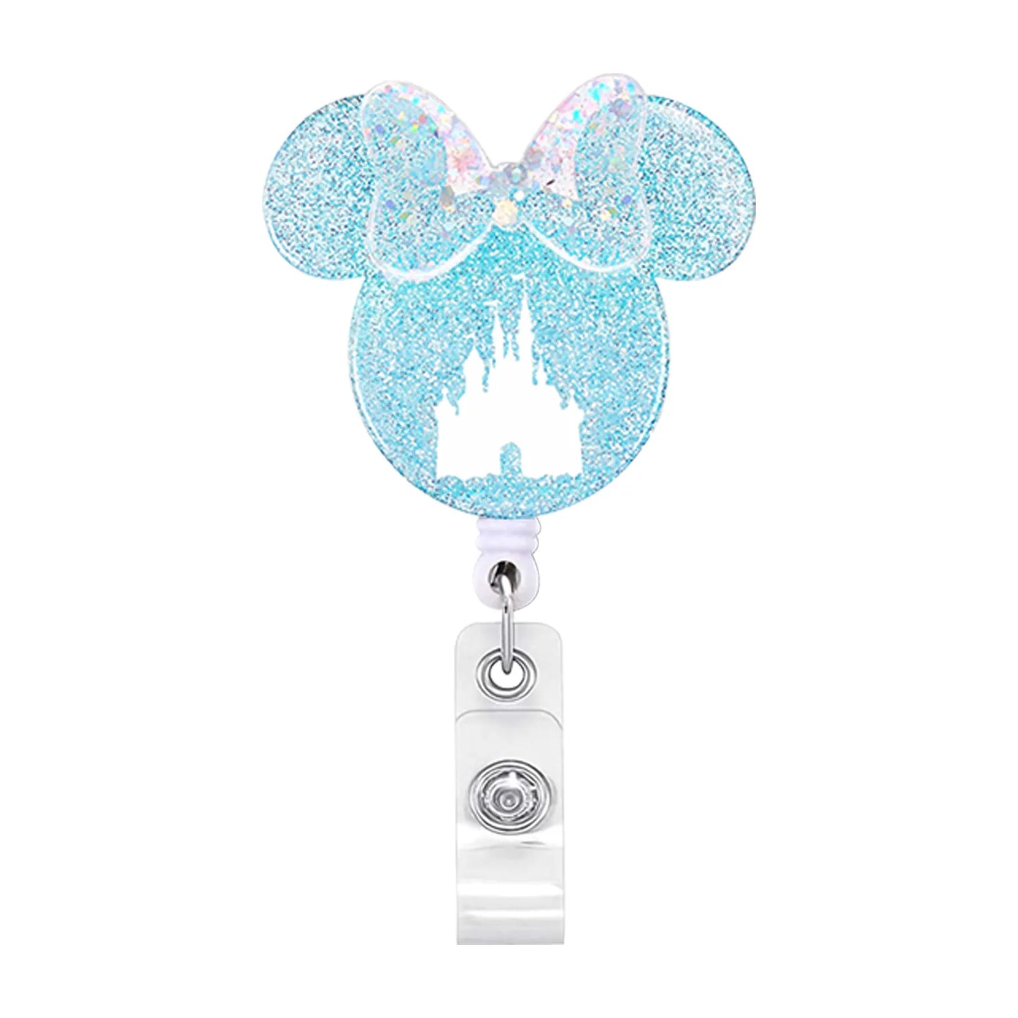 2023 Acrylic Retractable Nurse Badge Reel – Cute Anime Christmas ID Card & Key Holder Lanyard