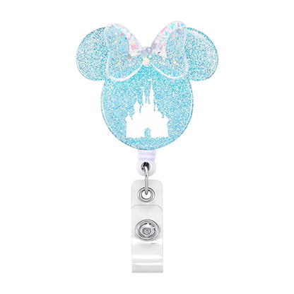 2023 Acrylic Retractable Nurse Badge Reel – Cute Anime Christmas ID Card & Key Holder Lanyard