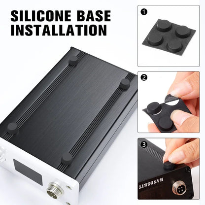 T12 Soldering Station – STM 32 Chip, OLED Display, Adjustable Temp, Auto Sleep, 5pin Soldering Iron & Tweezers Handle