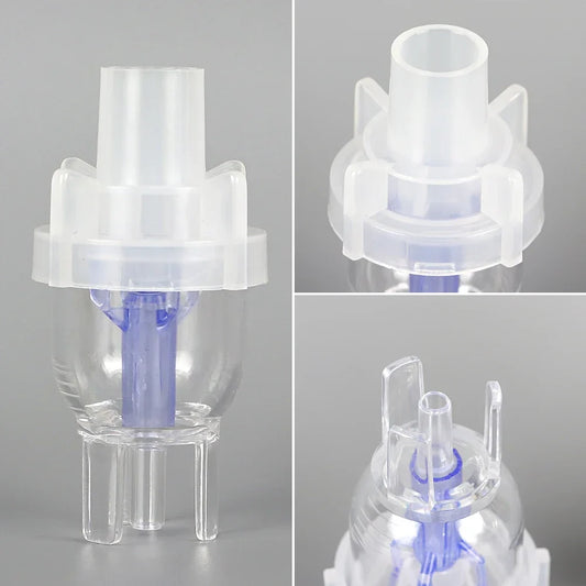 Nebulizer Inhaler Parts – Medicine Tank Cup & Compressor Atomizer Spray Injector, Non-Toxic PP Material Healthcare Accessory