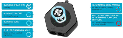 Fzone ATO580 Auto Top Off System – Mini Aquarium Water Pump Controller for Fish Tanks, Saltwater & Freshwater