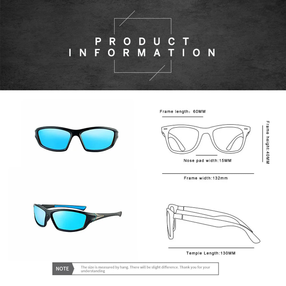 Premium Polarized Fishing Sunglasses : UV400 Sun Glasses for Men and Women - Ideal Eyewear for Fishing, Camping, and Driving