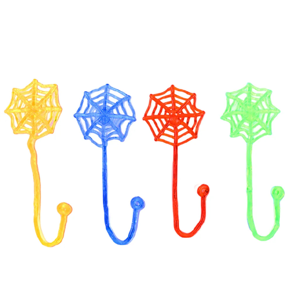 12/30Pcs Stretchable Climbing Spider Web Tricky Toys - Kids Birthday Party, Baby Shower Gift, Halloween Carnival Party Favor