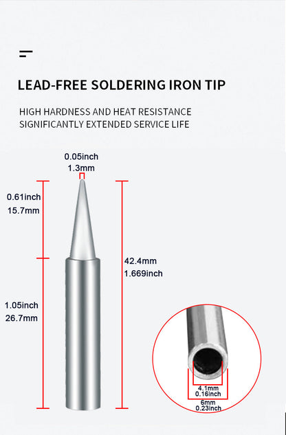 Digital 80W Soldering Iron Kit – Adjustable Temperature with LCD, Ceramic Heater & Soldering Tips