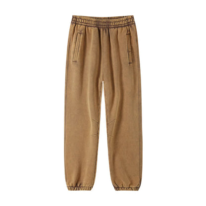 Batik Pattern Fleece Sweatpants – Cozy Casual Warm Pants