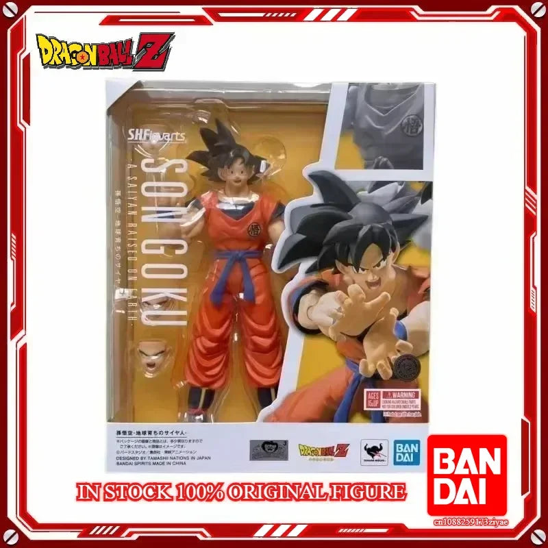 Original Bandai Dragon Ball Z S.H.Figuarts — Super Saiyan God Blue Son Goku Action Figure Model Toy