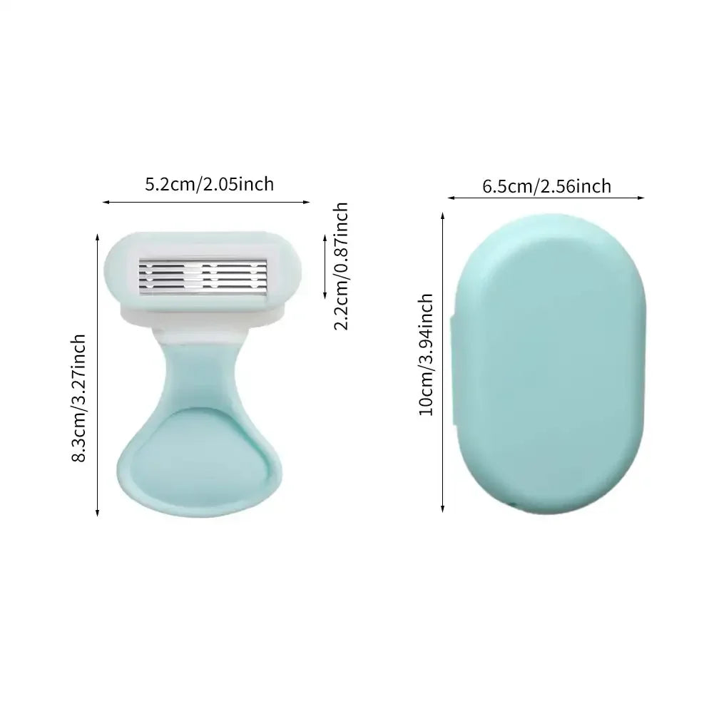Women’s Safety Razor – Stainless Steel Manual Shaver for Body, Bikini, Underarm & Thigh Hair