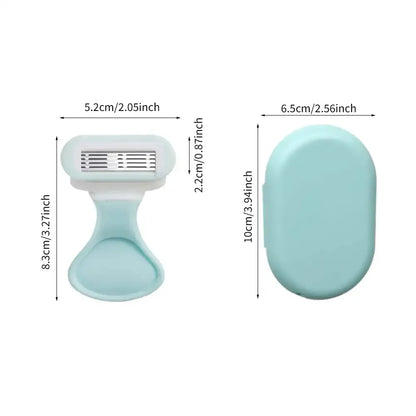 Women’s Safety Razor – Stainless Steel Manual Shaver for Body, Bikini, Underarm & Thigh Hair