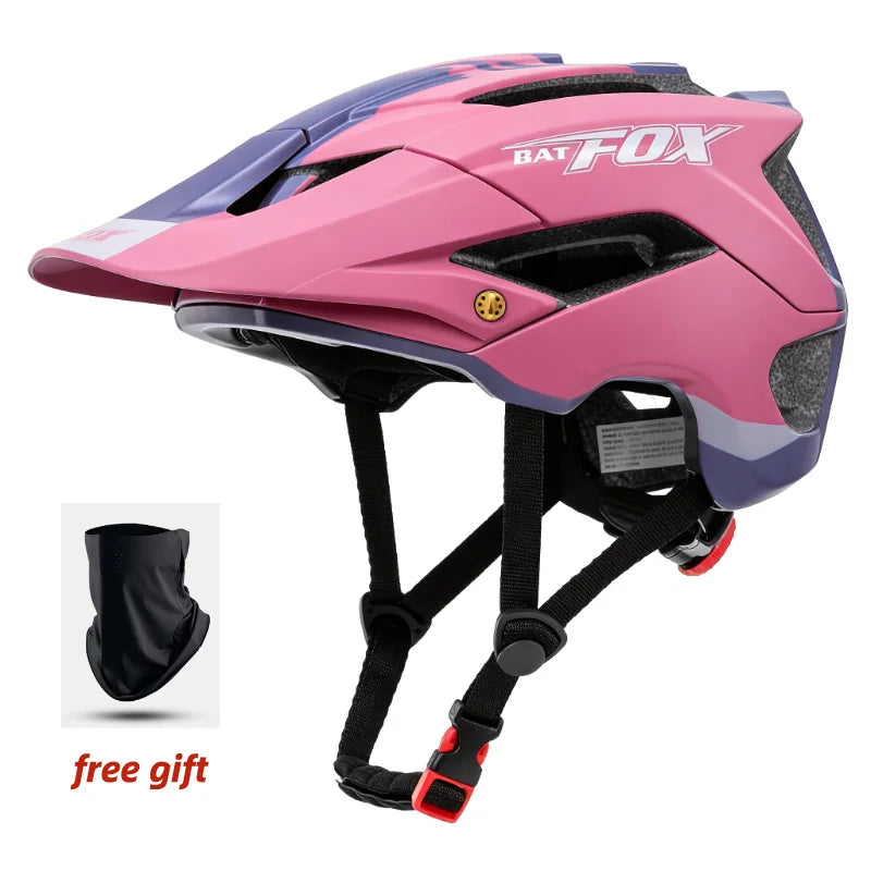 BATFOX Ultralight MTB Bicycle Helmet for Men & Women – Integrally Molded Mountain & Road Cycling Helmet