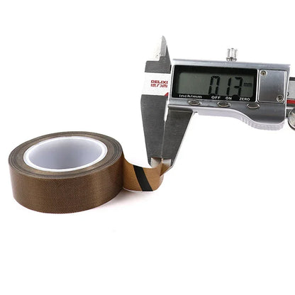 High Temperature Resistant PTFE Cloth Adhesive Tape – 300°C Heat Insulation Sealing Tape, Industrial Grade 5–100mm Width, Machine Protection & Sealing Tape