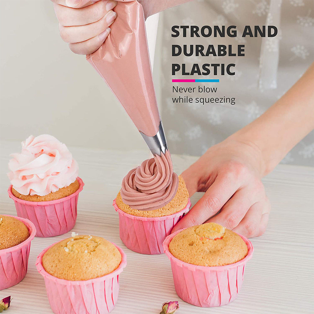 100/50/20pcs Disposable Piping Bags – Pastry Icing Bags for Cake, Cream, and Fondant Decorating Baking Tools