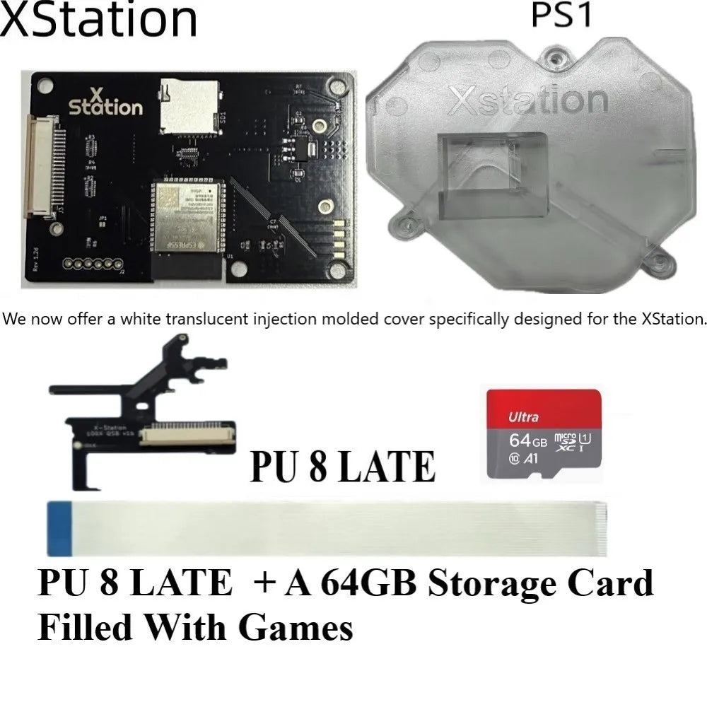 XStation Optical Disc Drive Emulator (PICOSTATION) — PS1/PS2/PS3 Modular ODE for PlayStation