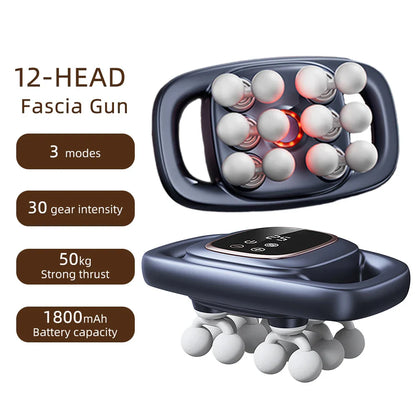 16-Head Fascia Massage Gun – High-Frequency Vibration Body Massager for Back, Waist, Neck, and Shoulders, Muscle Relief
