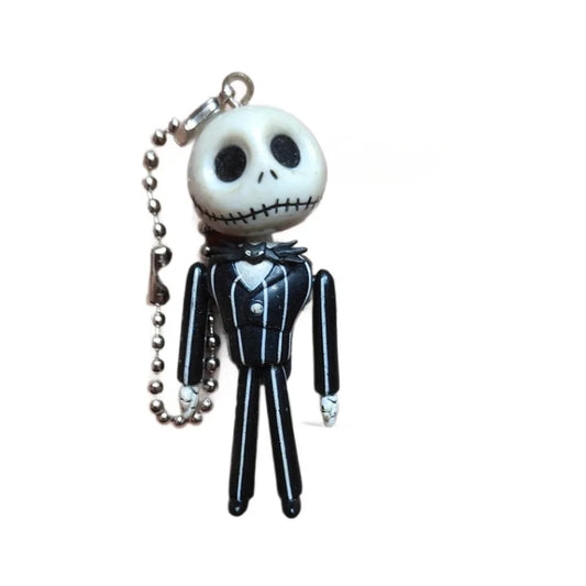Disney The Nightmare Before Christmas Keychain – Jack Skellington Pendant Cute Doll Jewelry Accessory