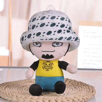 Japanese Anime One Piece Plush Toys — 25cm Luffy, Chopper, Ace & Roronoa Zoro Stuffed Dolls, Cute Cartoon Figure Kids Christmas Gift