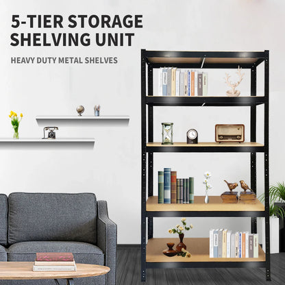 DayPlus 5-Tier Heavy Duty Garage Shelving – Adjustable Storage Unit, 386LBS Load Capacity per Tier, 150-200CM Height
