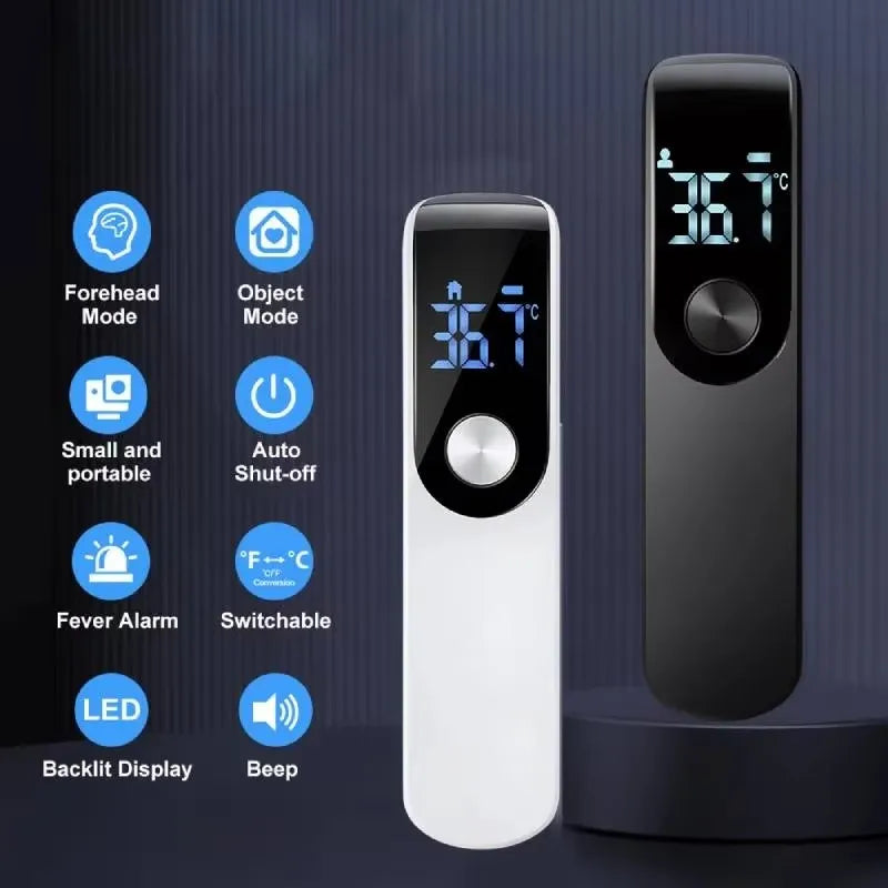 Celsius Display Digital Infrared Thermometer | Non-Contact Medical Temperature Gun Hygrometer