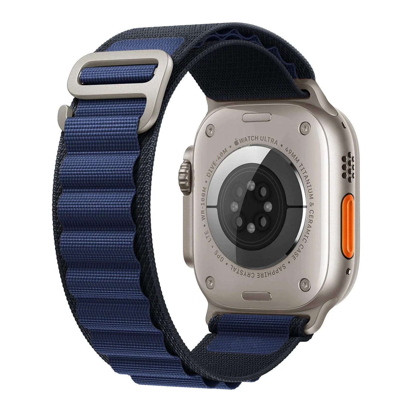 Alpine Loop Nylon Sport Strap for iWatch — Compatible with Series 4–10, 42/46/49mm Bands