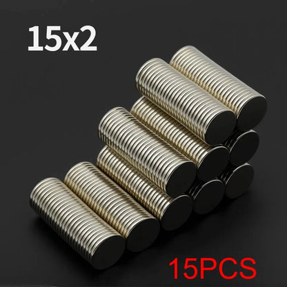 N35 Neodymium Magnets - Super Strong Round Permanent Fridge Magnets for DIY Projects & Crafts