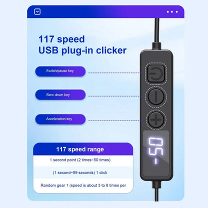 Auto Clicker for Phone – Automatic Screen Tapper for Game Assistance & Task Automation Accessory