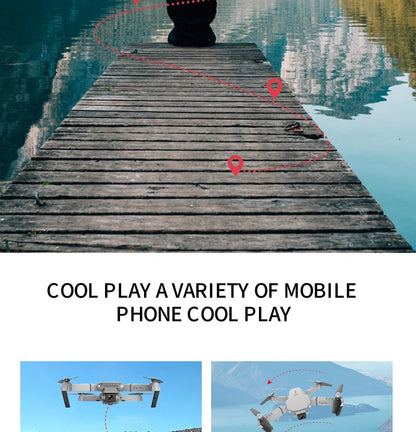 KBDFA 2023 E88 Pro WIFI FPV Drone – 4K/1080P HD Camera, Height Hold, Foldable Quadcopter Helicopter for Kids & Gifts        4o mini